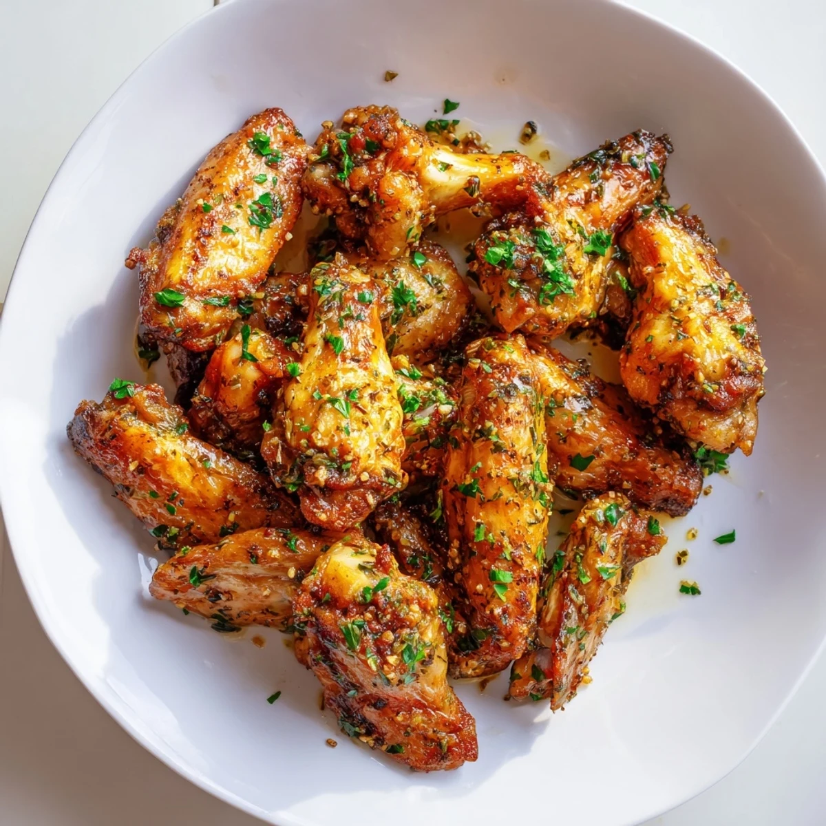 Golden, crispy lemon pepper wings, a delicious appetizer ready to serve with ranch dressing.