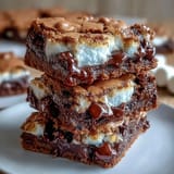 Gooey smores brownie mix cookies topped with toasted marshmallows and graham cracker crumbs, perfect for dessert lovers.