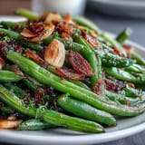 Roasted Garlic Green Beans