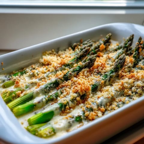 Tender Asparagus with Cheese