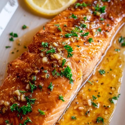Honey Garlic Glazed Salmon