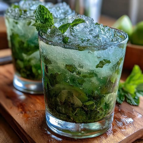 Refreshing Kentucky Derby Mint Julep Mocktail with fresh mint, crushed ice, and sparkling water in a classic silver cup.