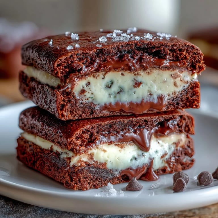 Soft, chewy brownie cookies with a creamy cream cheese surprise inside, perfect for indulgent dessert lovers.