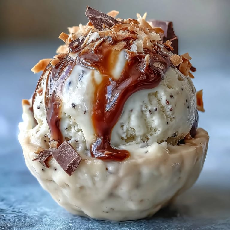 Refreshing Coconut Cold Brew Float served tall over ice, ready for enjoying.